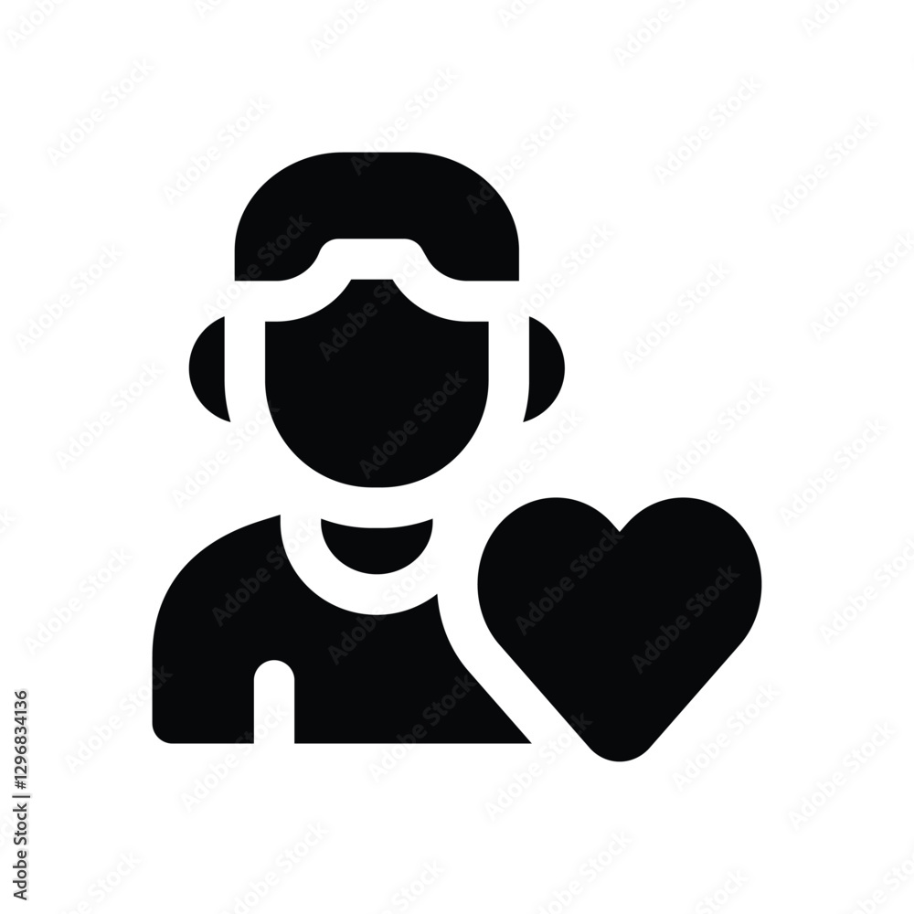 self love glyph icon. Strong and solid vector icon for websites, mobile interfaces, presentations, and visual branding. High quality and easy to edit. self love glyph icon. Strong and solid vector icon for websites, mobile interfaces, presentations, and visual branding. High quality and easy to edit.