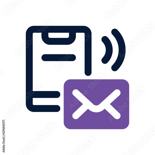 email dual tone icon. Sleek and modern vector icon for websites, mobile apps, marketing materials, and corporate design. Fully scalable and ready to use.