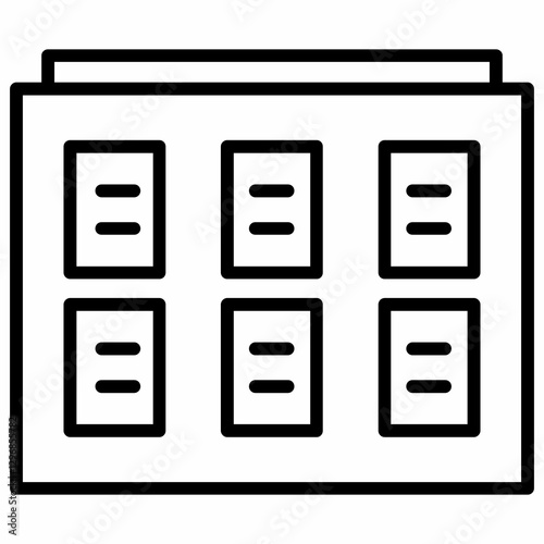 vector file folder icon