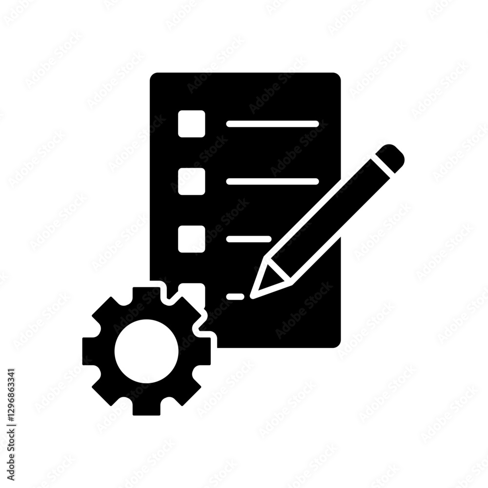 Icon a project, isolated against a clean background. Icon a project, isolated against a clean background.