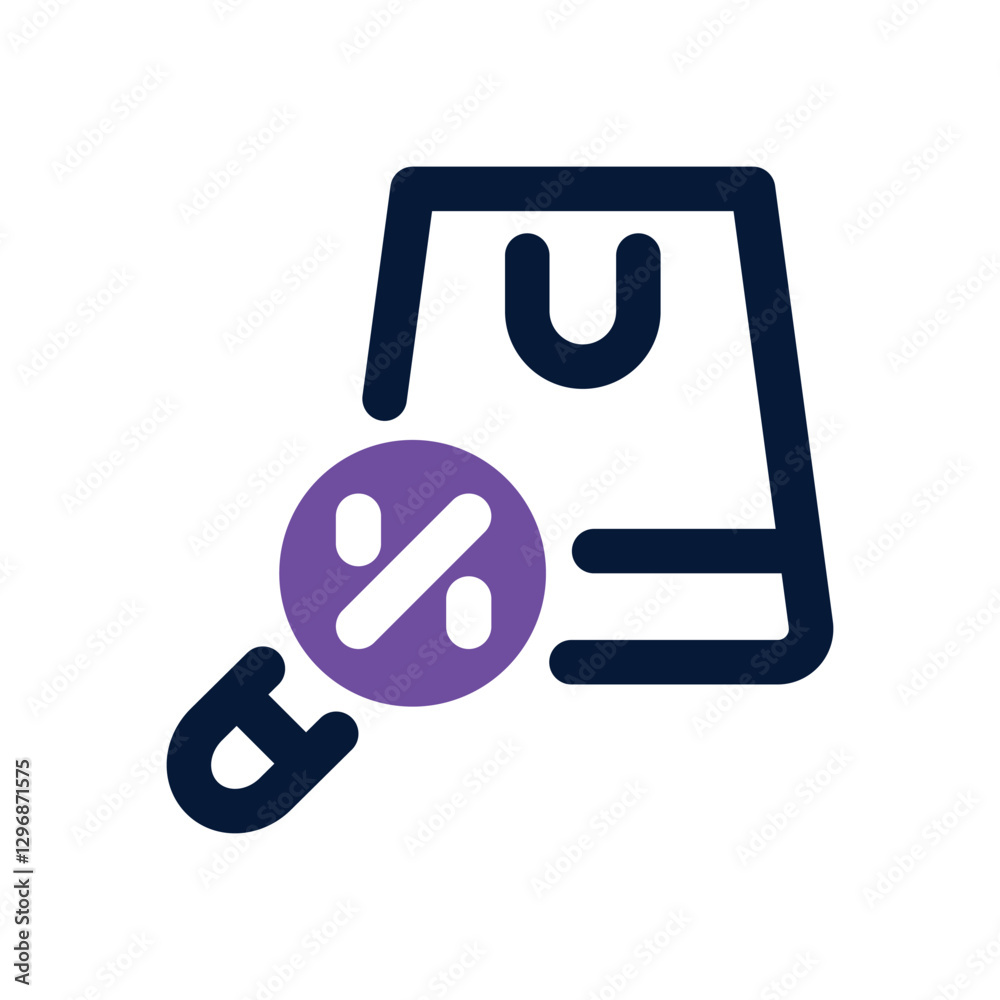 shopping bag dual tone icon. Sleek and modern vector icon for websites, mobile apps, marketing materials, and corporate design. Fully scalable and ready to use. shopping bag dual tone icon. Sleek and modern vector icon for websites, mobile apps, marketing materials, and corporate design. Fully scalable and ready to use.