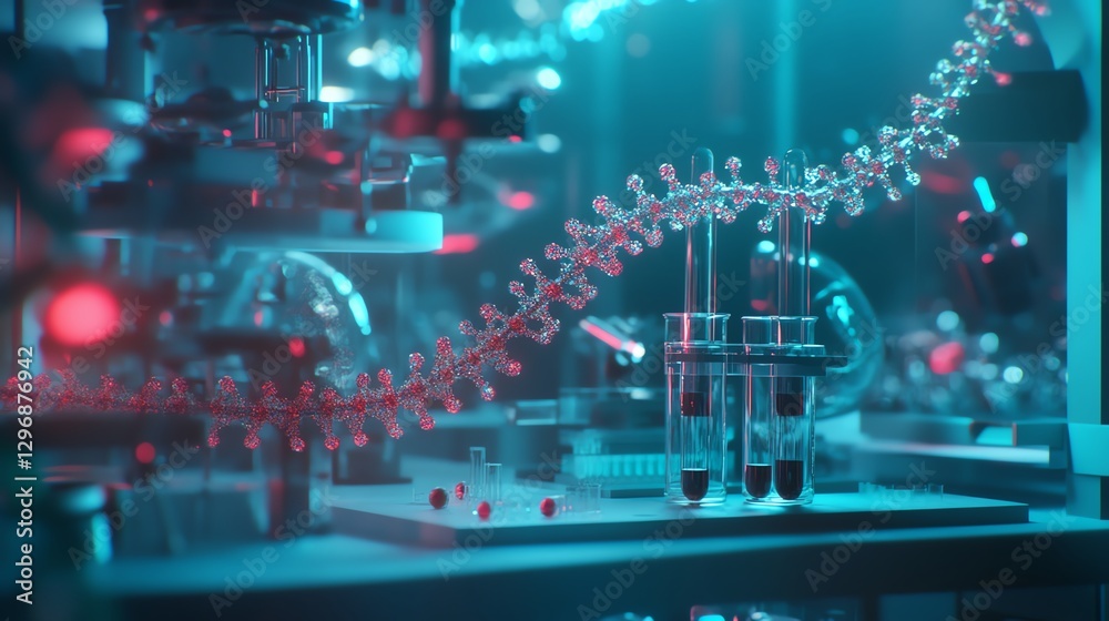 Modern laboratory with scientific equipment. Modern laboratory with scientific equipment.