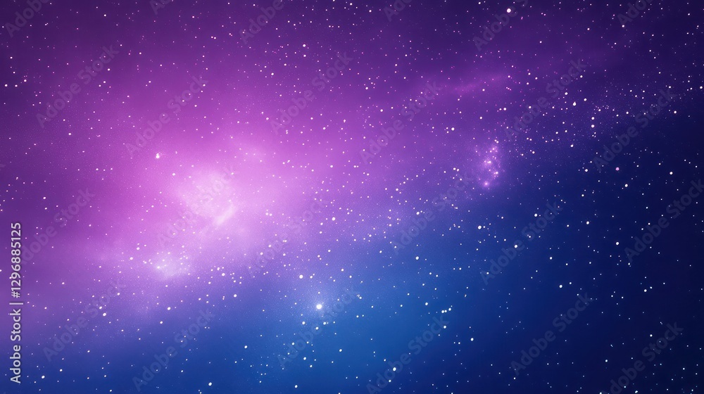 Fototapeta premium A beautiful artistic depiction of a vibrant colorful night sky