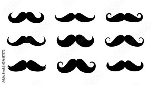 Collection of Different Mustache Styles