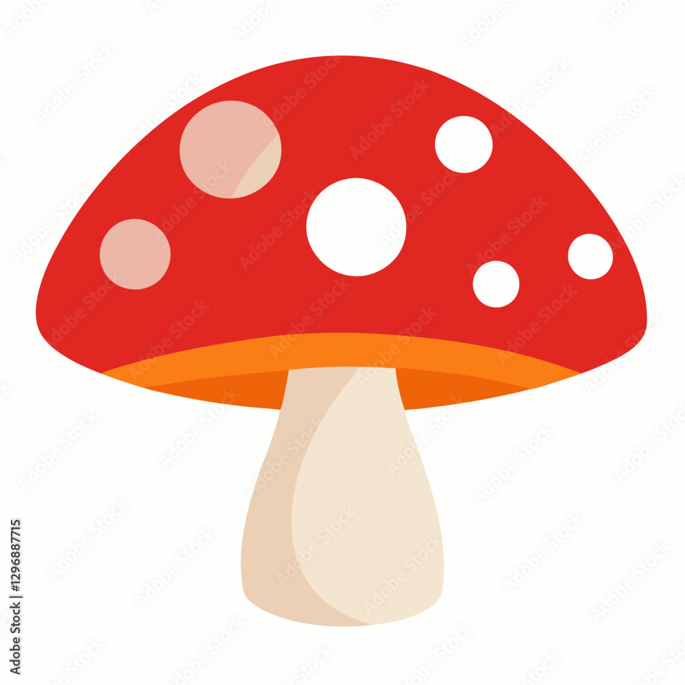Whimsical Mushroom Forest Vector Art Whimsical Mushroom Forest Vector Art
