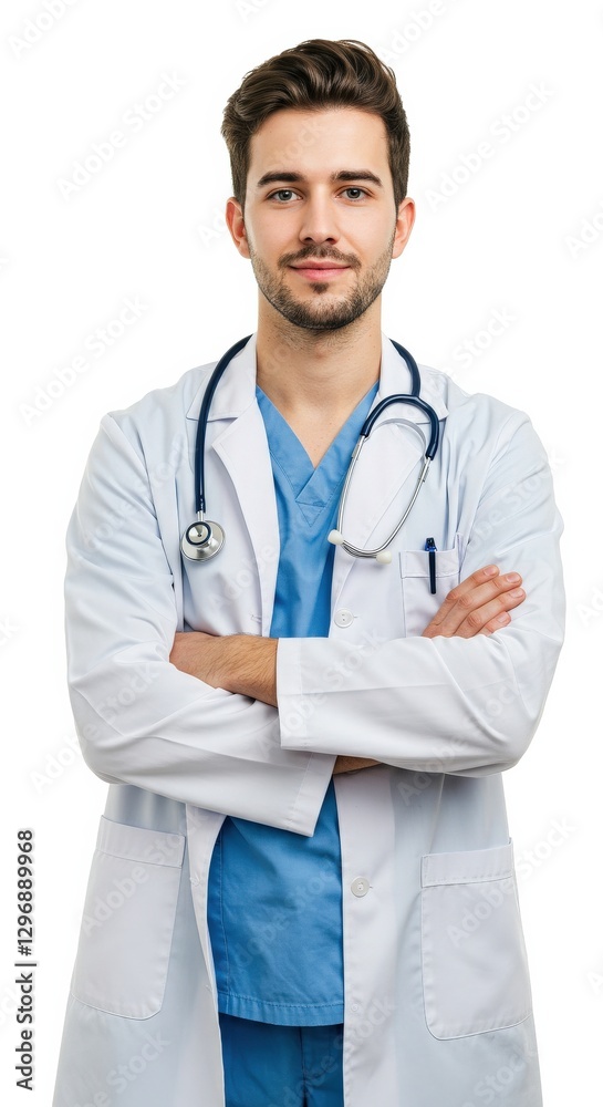 A medical worker in uniform A medical worker in uniform