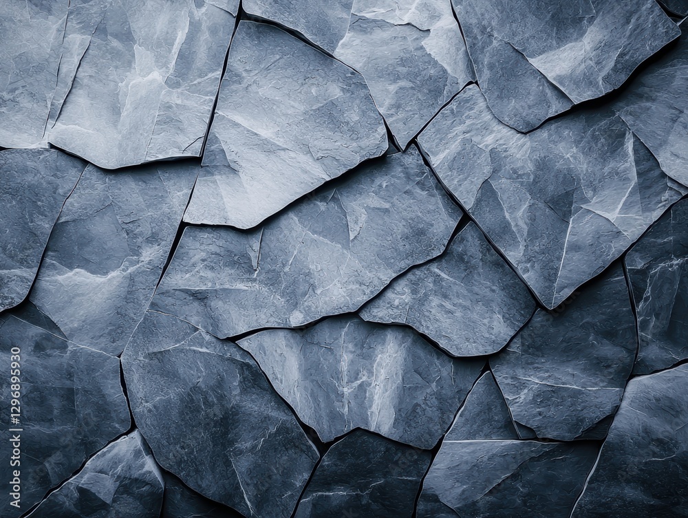 Fototapeta premium Aerial stone textures softened by misty overlays, forming an elegant and natural abstract background