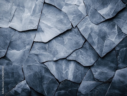 Aerial stone textures softened by misty overlays, forming an elegant and natural abstract background photo
