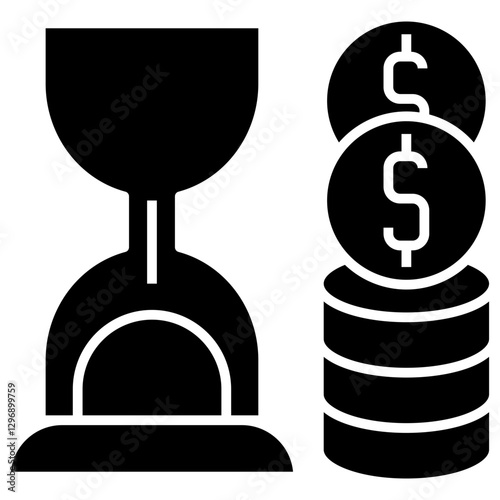 duration of investment vector icon