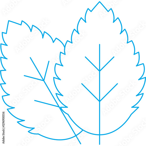 Spearmint single vector icon illustration