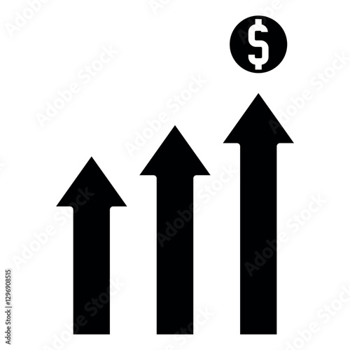 high growth opportunities vector icon