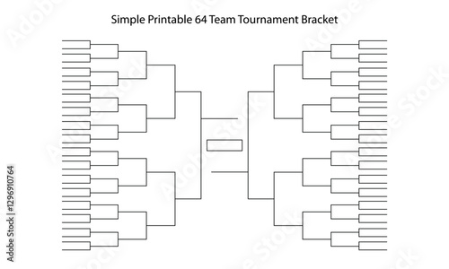 64 Team Tournament Bracket