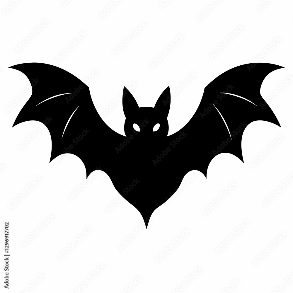 Bat Silhouette Vector Art Design Bat Silhouette Vector Art Design