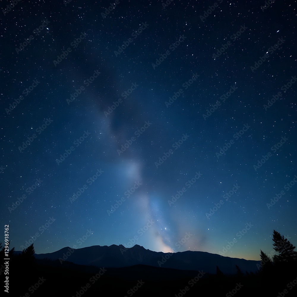 Starry Night Sky and Milky Way Starry Night Sky and Milky Way