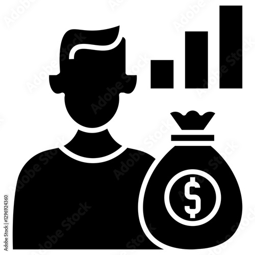 investor vector icon
