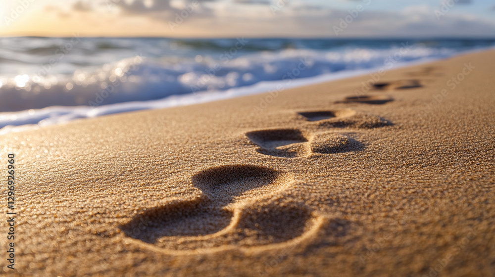 Minimalistic vertical textured sand art background with gentle waves and footprints, showcasing natural earthy tones, symbolizing calm, nature, and the passage of time Minimalistic vertical textured sand art background with gentle waves and footprints, showcasing natural earthy tones, symbolizing calm, nature, and the passage of time
