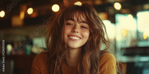 Wallpaper Mural Woman Eating at Table Torontodigital.ca