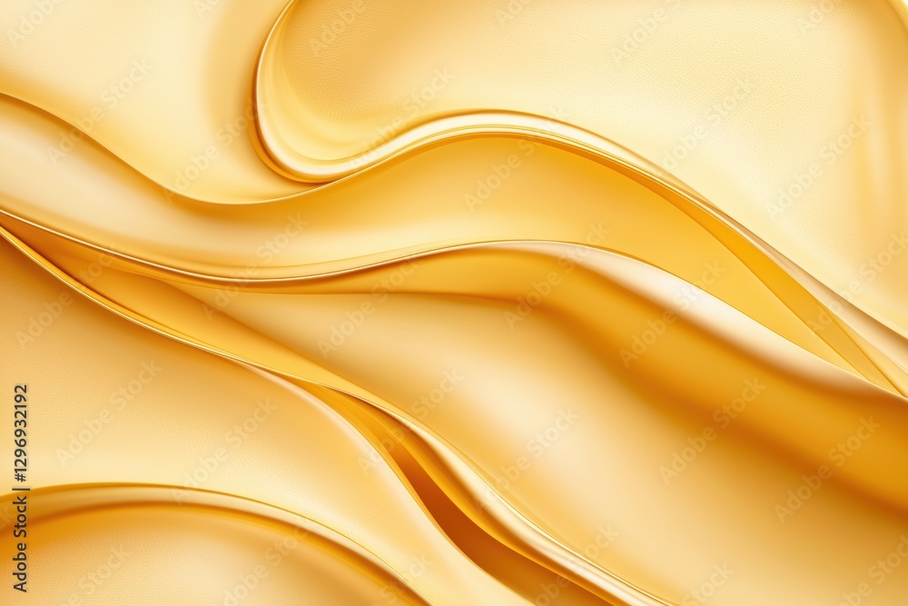 Fototapeta premium A dreamy golden-hour sky blending into a soft minimalist abstract composition