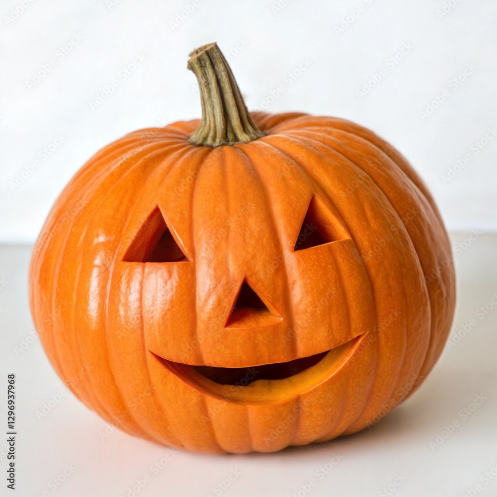 halloween jack o lantern on white background halloween jack o lantern on white background