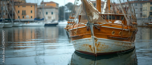 Wallpaper Mural A classic sailing ketch owned by a wealthy merchan_005 Torontodigital.ca