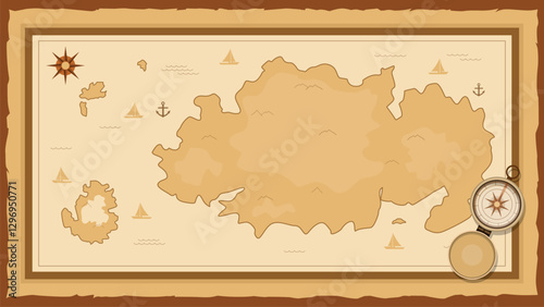 vintage treasurer map
