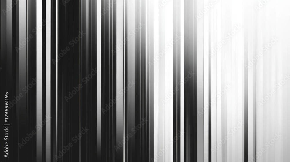 Obraz premium Black and white vertical lines abstract background