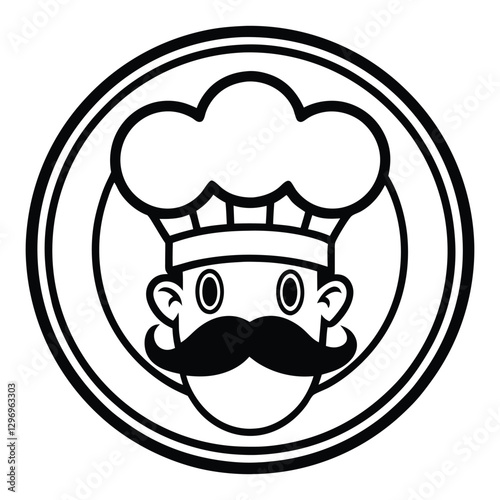 chef and cook hats chefs toques caps and hats rest vector line art