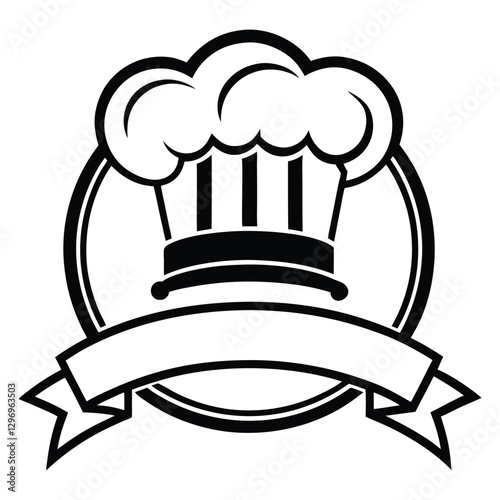 chef and cook hats chefs toques caps and hats rest vector line art