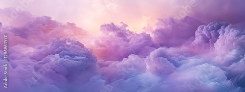 A background of purple and pink clouds with an explosion effect
