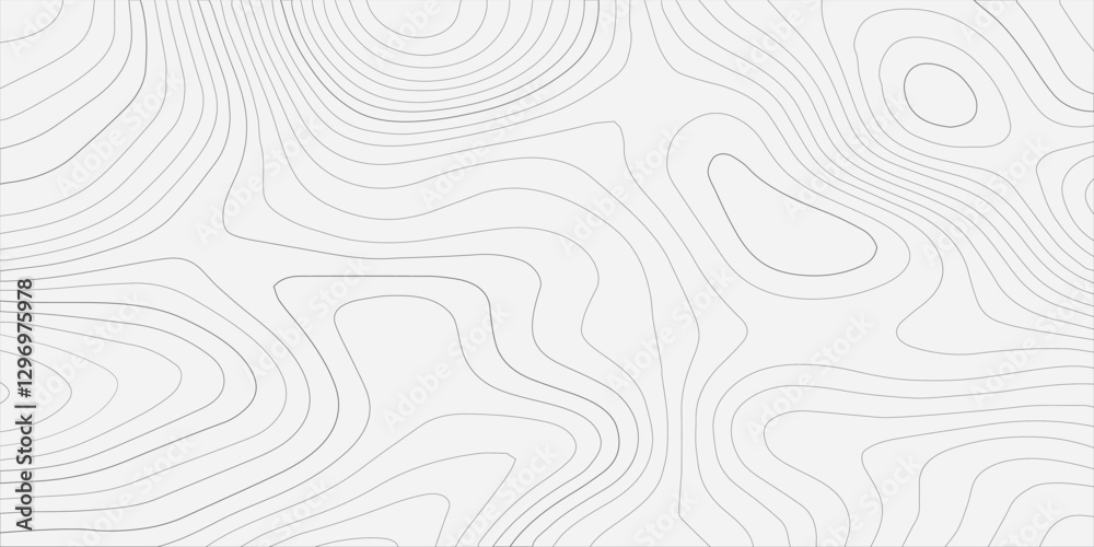 Background of the wavy topographic map background. Topography relief and topographic map wave line contour background. Geographic abstract grid. Background of the wavy topographic map background. Topography relief and topographic map wave line contour background. Geographic abstract grid.