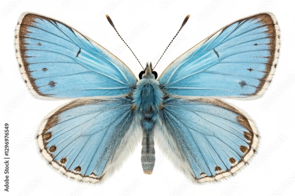 Obraz premium adonis-blue butterfly isolated on white background