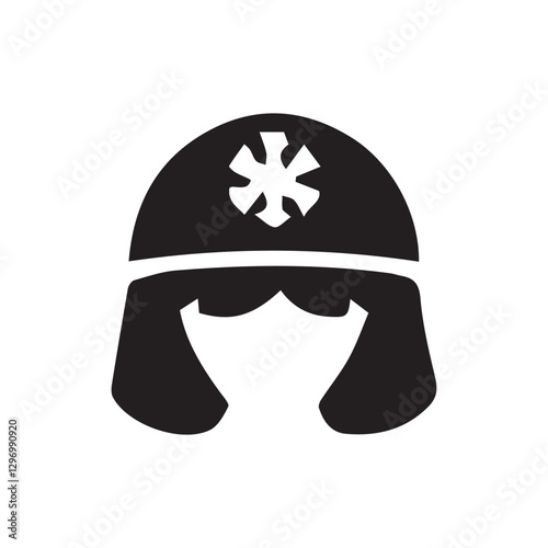  children helmet icon design template vector
