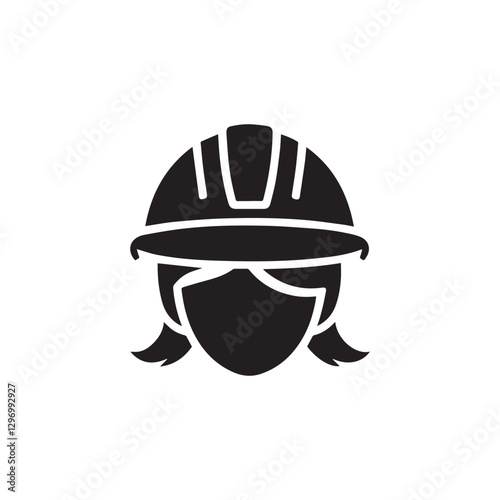  children helmet icon design template vector