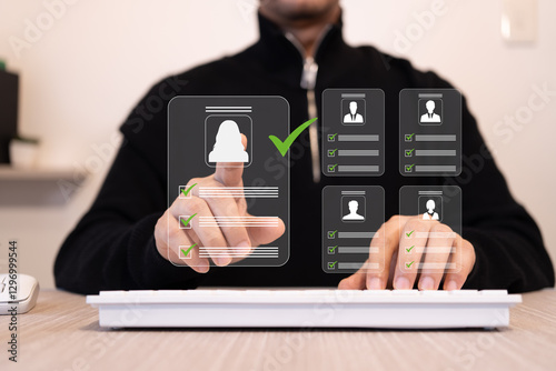 Human resource management (HR) technology verifies online CV to choose the perfect employee for the company