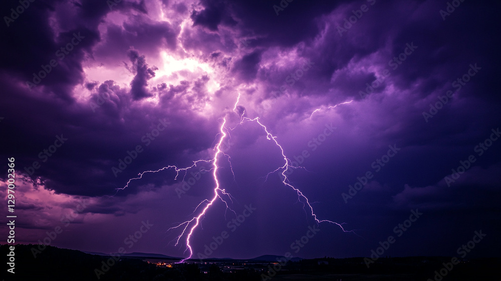 The electric veins of a lightning bolt branching across the night sky, illuminating the stormâs untamed power. The electric veins of a lightning bolt branching across the night sky, illuminating the stormâs untamed power.