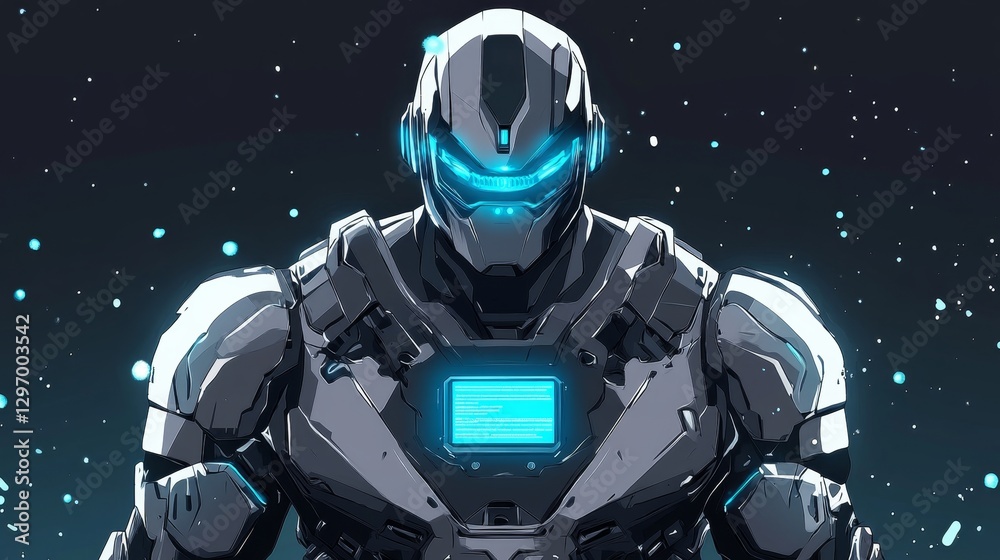Futuristic Mech Armor Design Futuristic Mech Armor Design