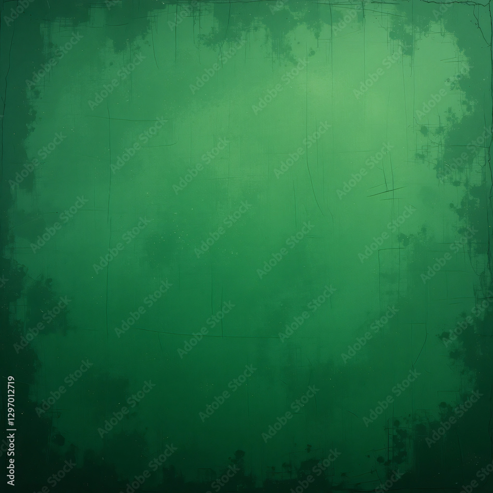 Obraz premium Green Textured Background with Subtle Light Effect for Creative Projects