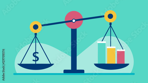 Setting the Price A scale balancing Market Demand on one side and Company Valuation on the other symbolizing the negotiations involved in setting the IPO price.