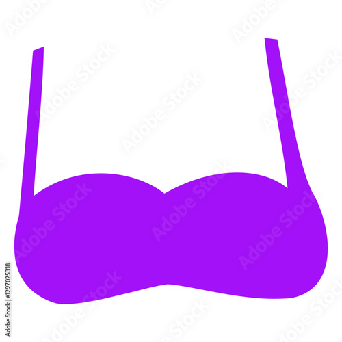 Purple Bikini Top: A simple yet stylish purple bikini top, a perfect choice for a day of sun and fun. The vibrant color adds a touch of personality to any swimsuit.