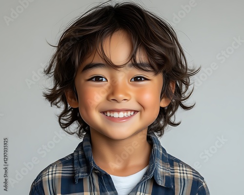 Smiling Child Portrait Studio