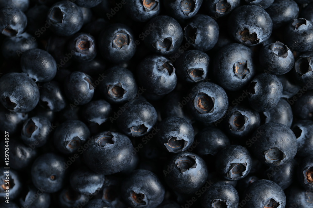 High-Quality Macro Photography of Fresh Blueberries with Detailed Texture High-Quality Macro Photography of Fresh Blueberries with Detailed Texture
