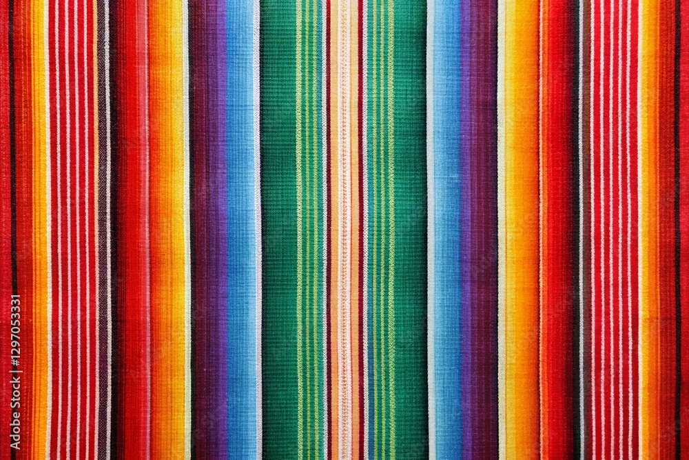 Vibrant Colorful Striped Fabric Texture Background with Red Orange Yellow Green Blue Purple Hues Vibrant Colorful Striped Fabric Texture Background with Red Orange Yellow Green Blue Purple Hues