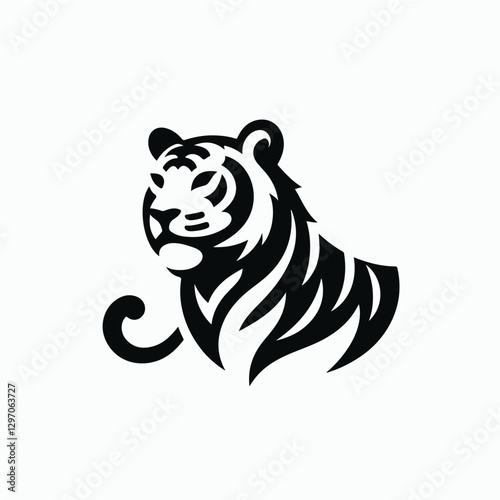 vector image of tiger logo