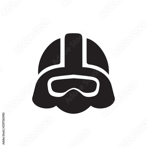  children helmet icon design template vector