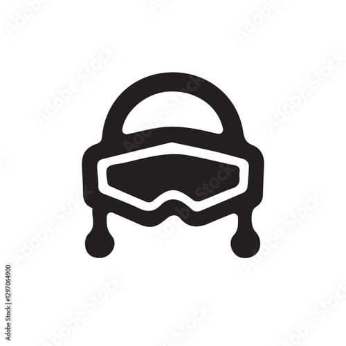  children helmet icon design template vector
