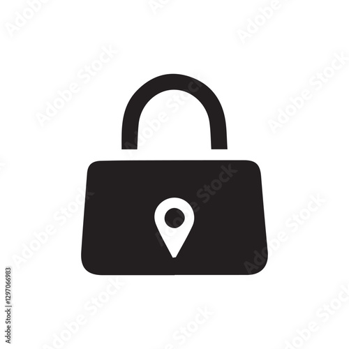  bag icon design template vector