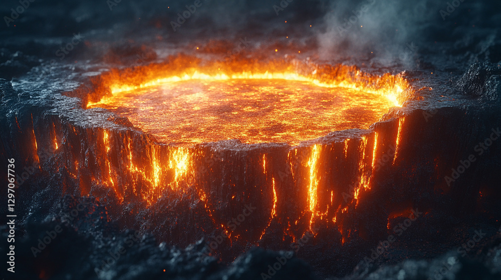 Earth's layers, from the surface to the glowing core, symbolizing depth, science, and the hidden complexities beneath the planet's surface.
Earth's layers, from the surface to the glowing core, symbolizing depth, science, and the hidden complexities beneath the planet's surface.