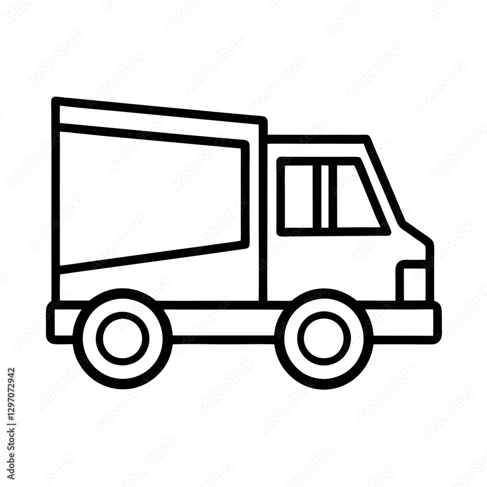 Customizable Truck Line Art Vector for Various Uses
Customizable Truck Line Art Vector for Various Uses