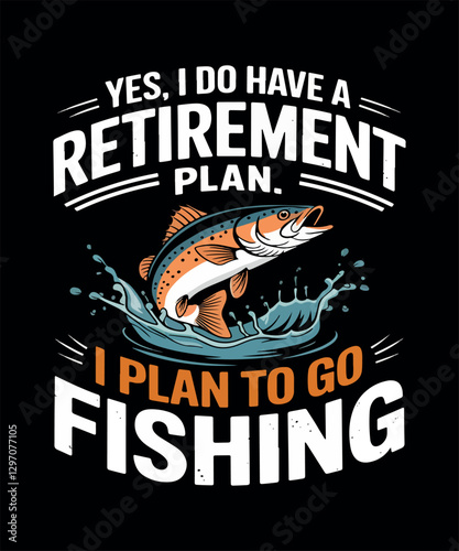 Fishing T-shirt Design