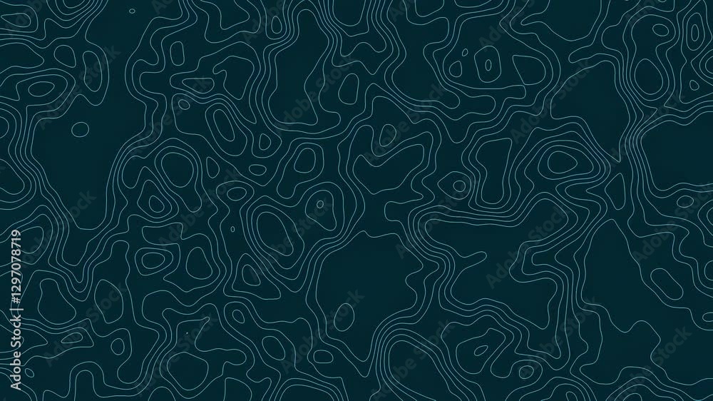 seamless looping topographic animation background